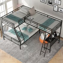 L shaped triple clearance bunk beds for sale